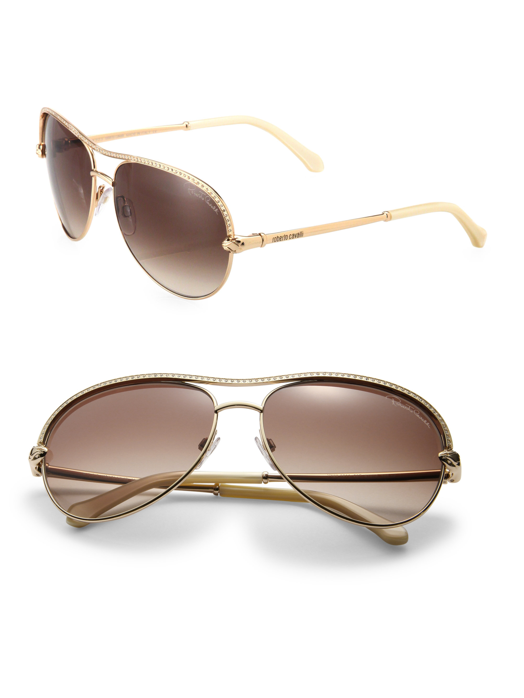 gold rimmed aviator sunglasses